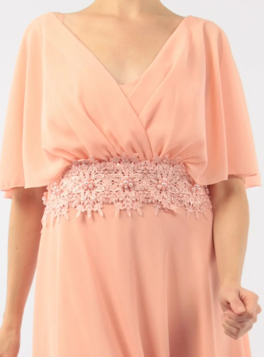 Robe de soirée courte femme grande taille Angélina