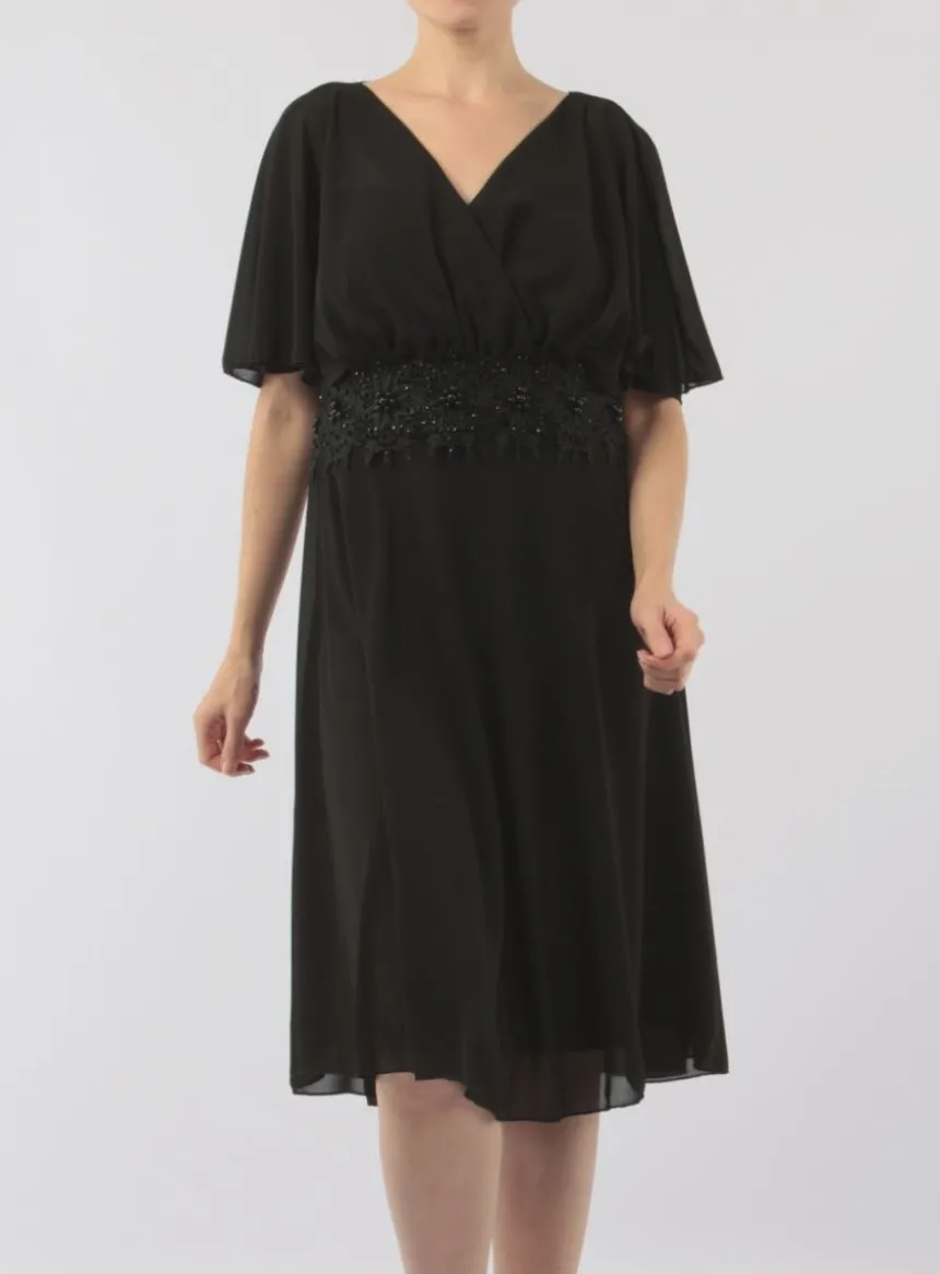 Robe de soirée courte femme grande taille Angélina