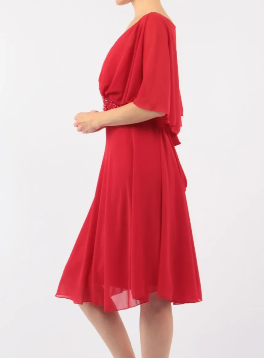 Robe de soirée courte femme grande taille Angélina