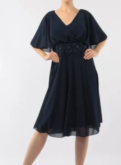 Robe de soirée courte femme grande taille Angélina