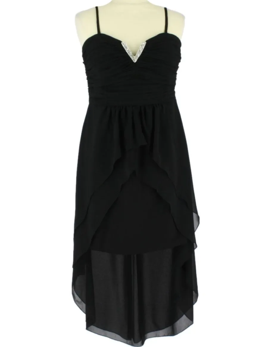 Robe de soirée femme courte devant long derrière Anna
