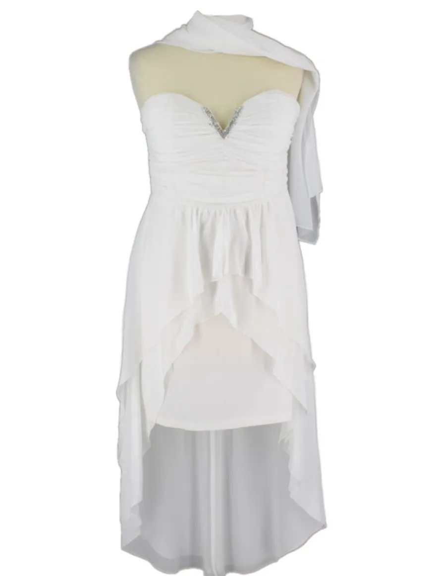 Robe de soirée femme courte devant long derrière Anna