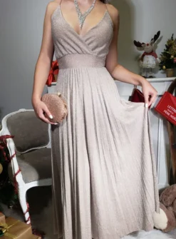Robe de soirée femme longue à paillette