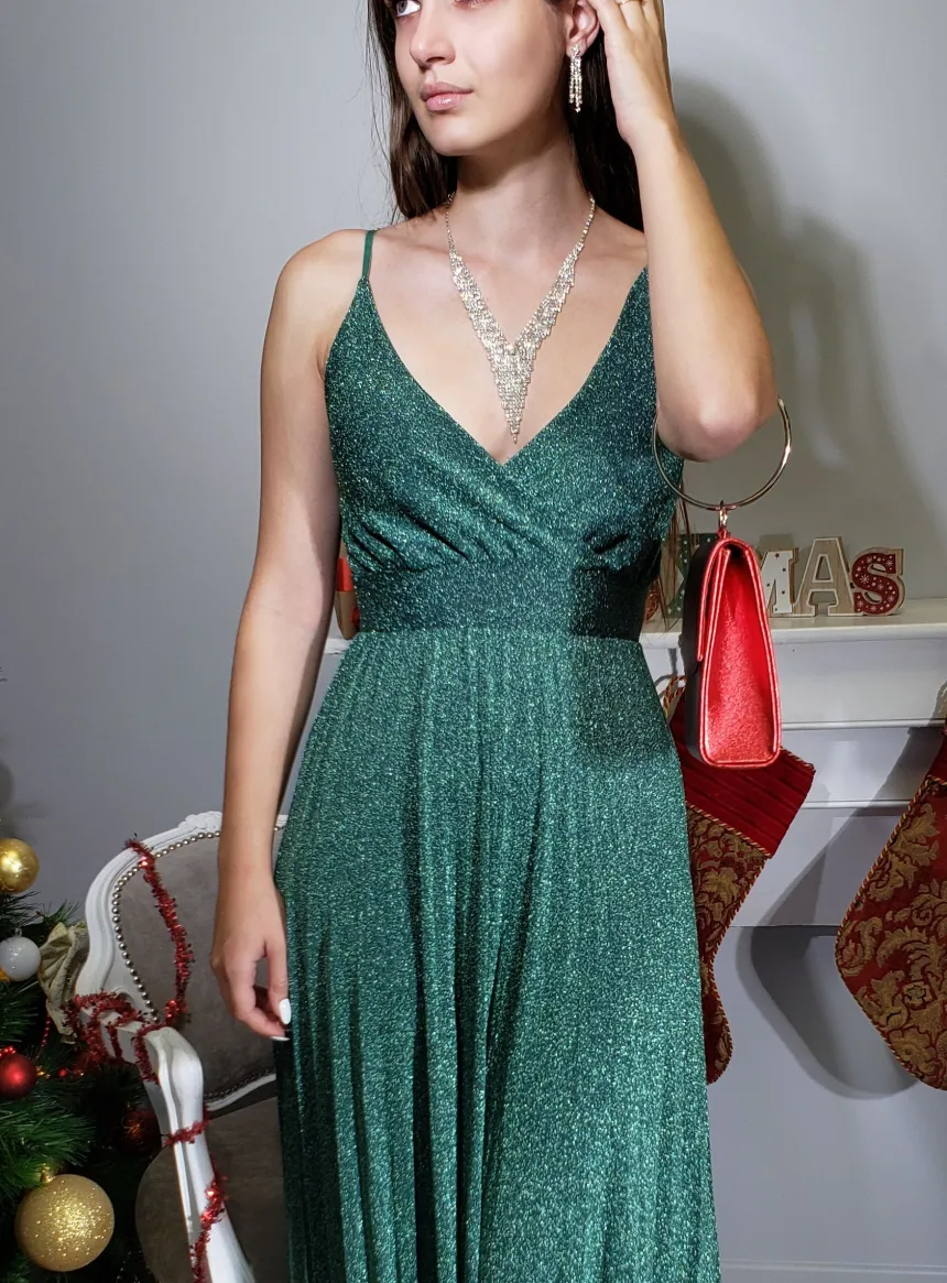 Robe de soirée femme longue à paillette
