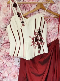 Robe de soirée longue à corset pour mariage femme