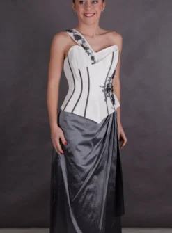 Robe de soirée longue à corset pour mariage femme