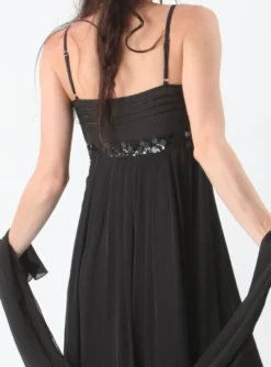 Robe de soirée longue femme Anava + étole