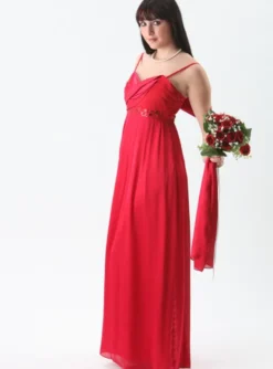 Robe de soirée longue femme Anava + étole