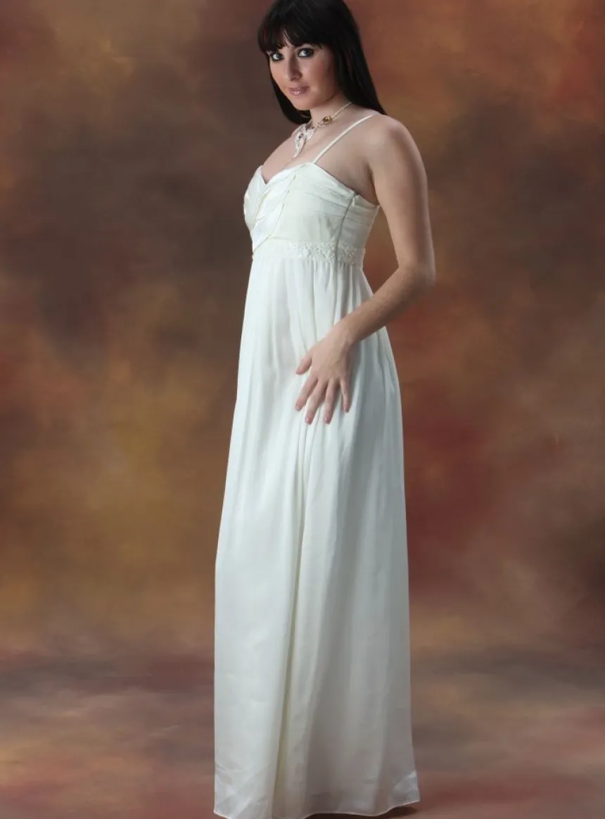Robe de soirée longue femme Anava + étole