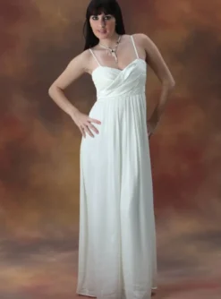 Robe de soirée longue femme Anava + étole