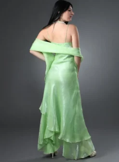 Robe de soirée longue femme Catherine + étole