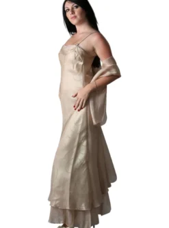Robe de soirée longue femme Catherine + étole