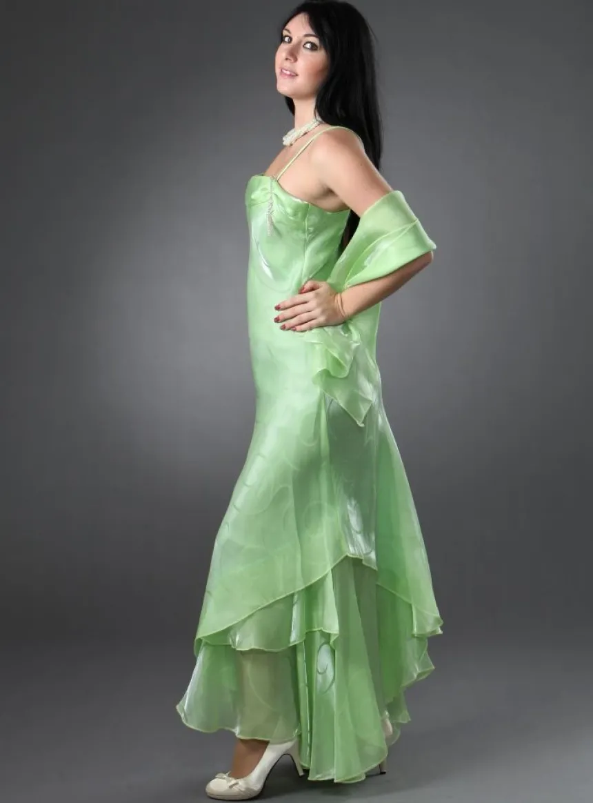Robe de soirée longue femme Catherine + étole