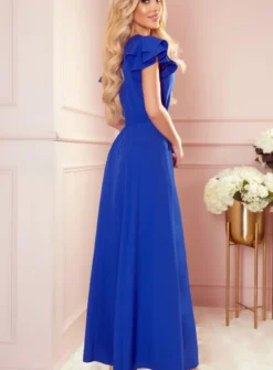 Robe de soirée longue fluide femme