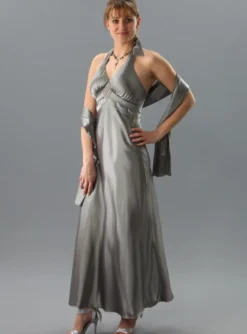 Robe de soirée longue Victoire + étole