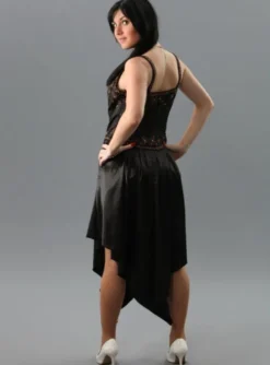 Robe de soirée midi femme Élodie Noir 38
