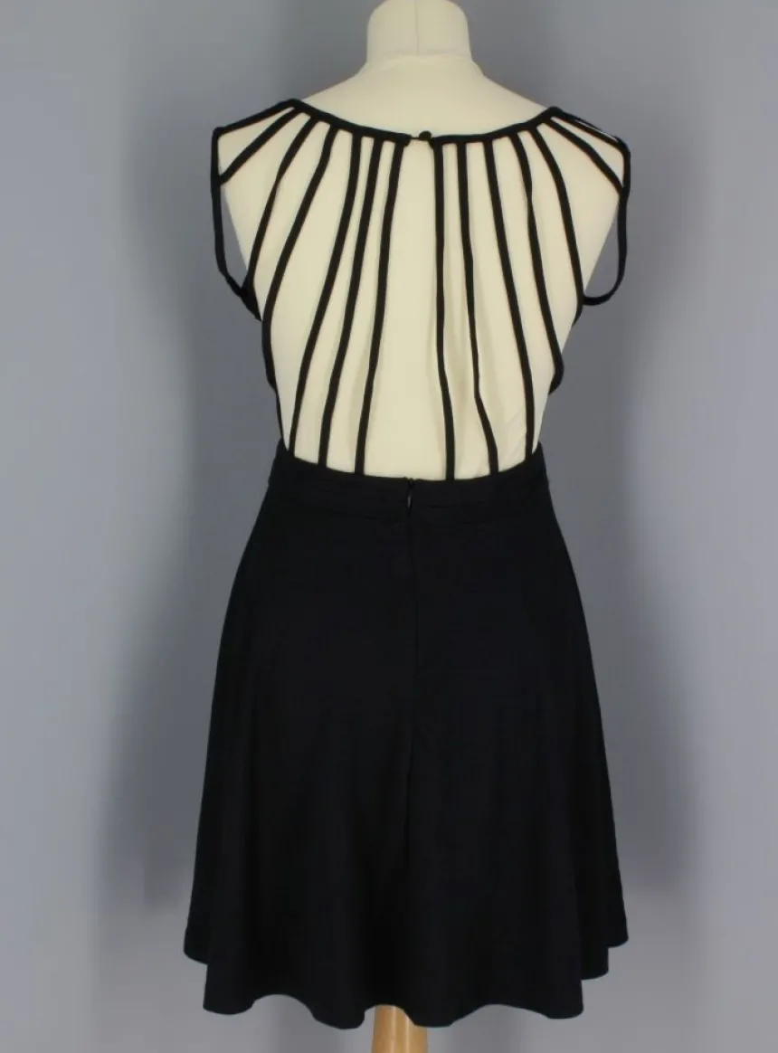 Robe de soirée noire courte femme Doumia