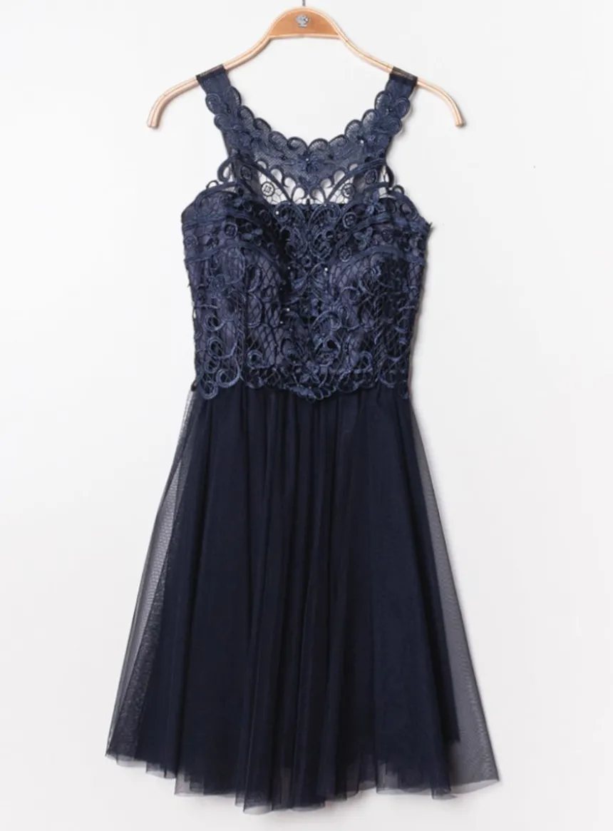 Robe jeune fille tulle et dentelle