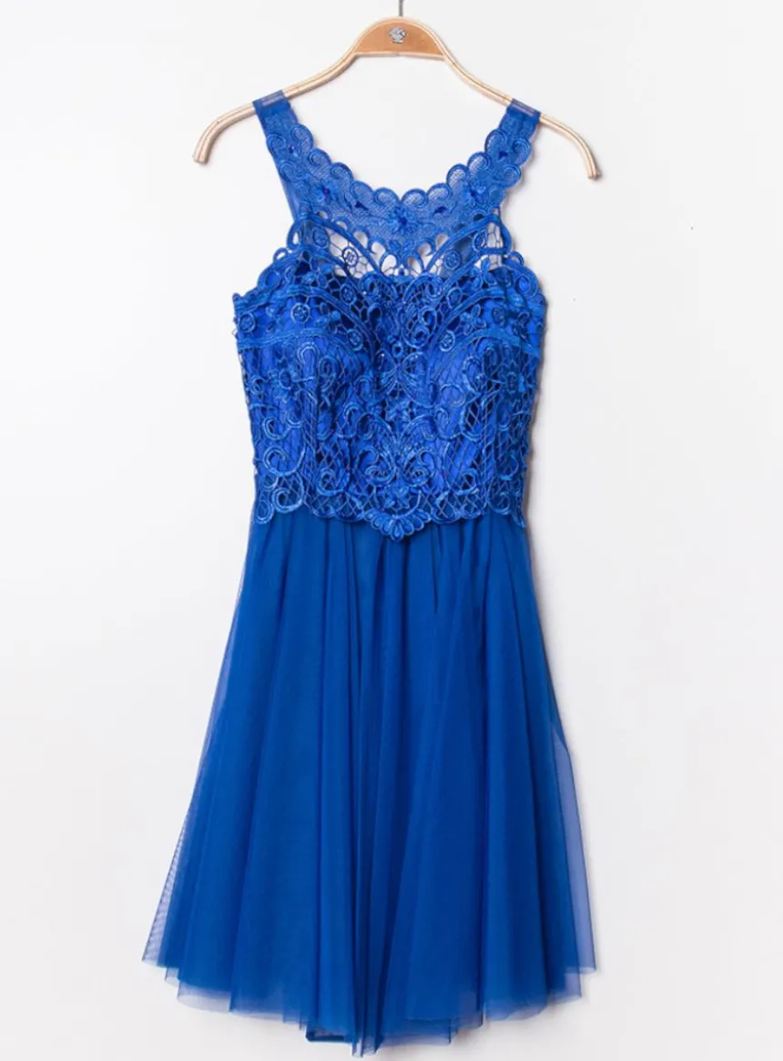 Robe jeune fille tulle et dentelle