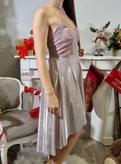 Robe réveillon femme courte paillette