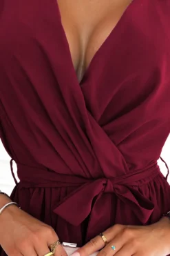 Robe soirée femme glamour et manches longues