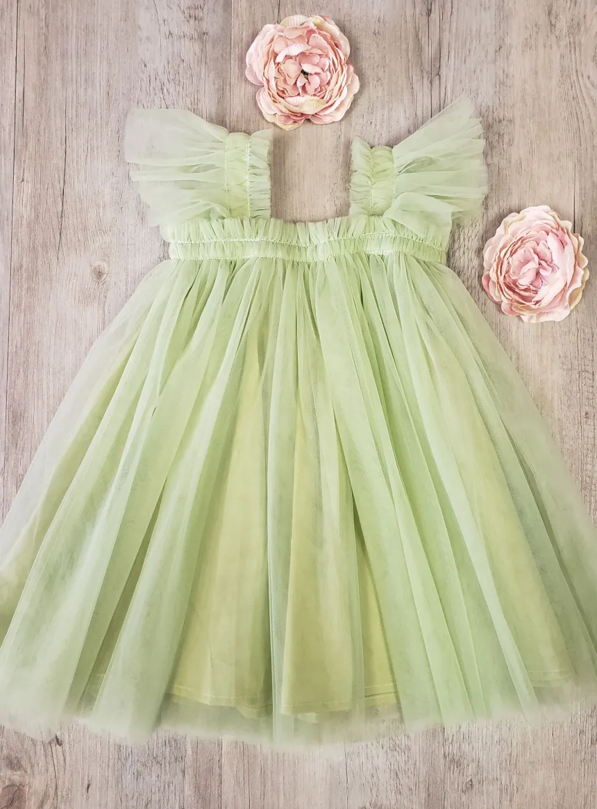 Robe tutu tulle Shirel avec petites manches