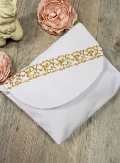 Sac de communion or ou argent