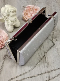 Sac de soirée clutch scintillant