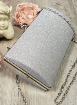 Sac de soirée clutch scintillant