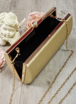 Sac de soirée clutch scintillant