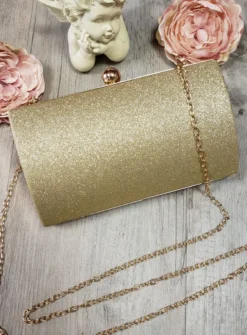 Sac de soirée clutch scintillant