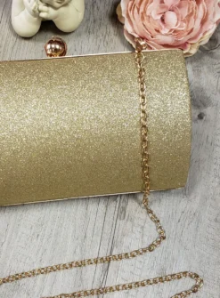 Sac de soirée clutch scintillant