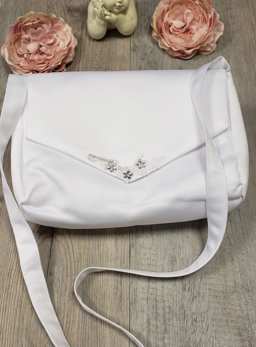 Sac enfant satin et strass
