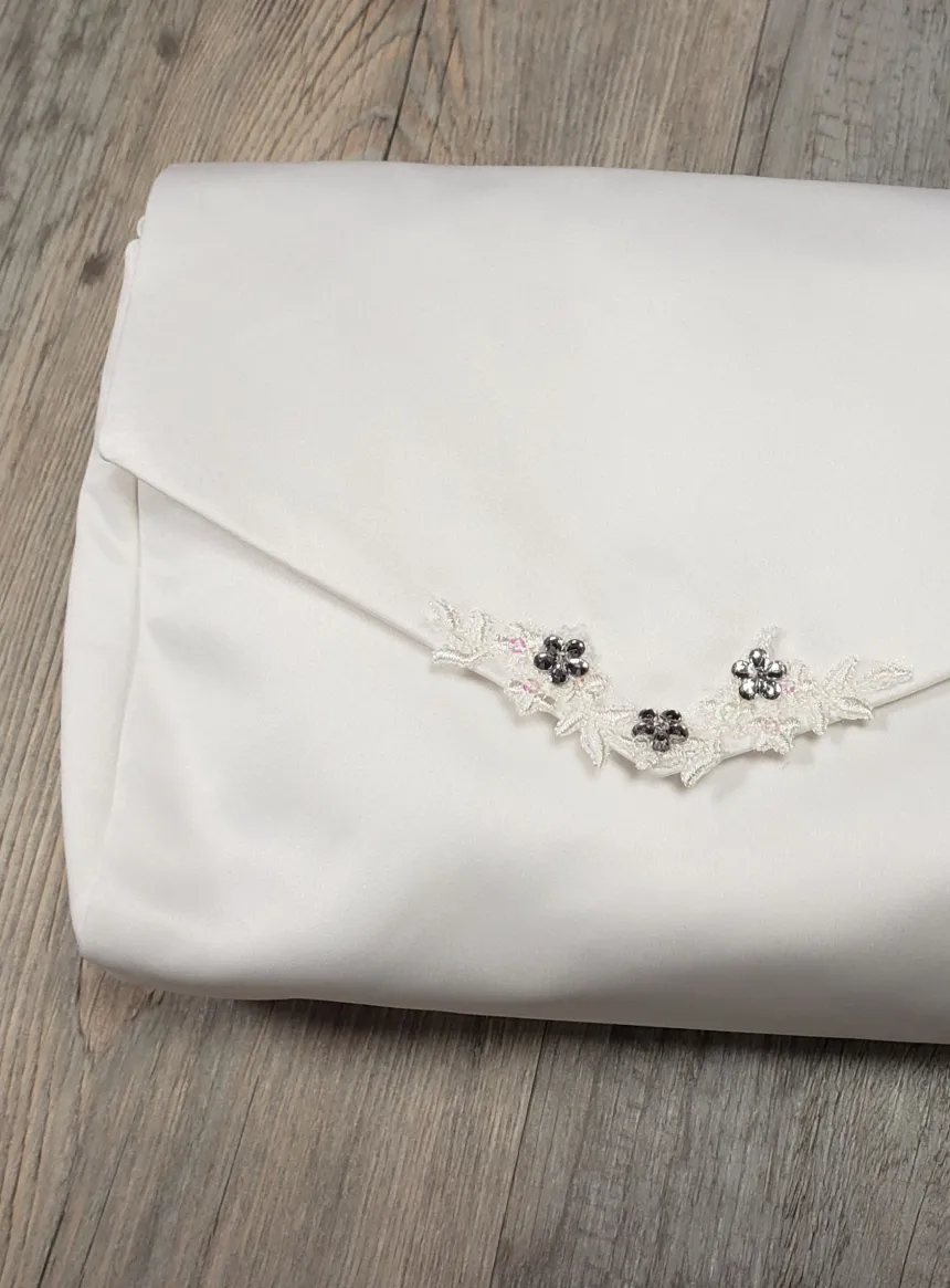 Sac enfant satin et strass