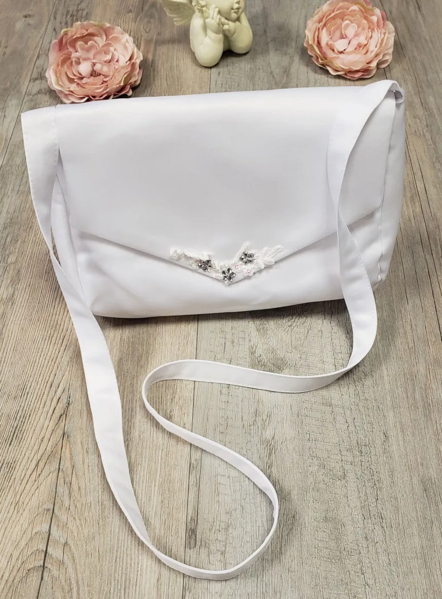 Sac enfant satin et strass