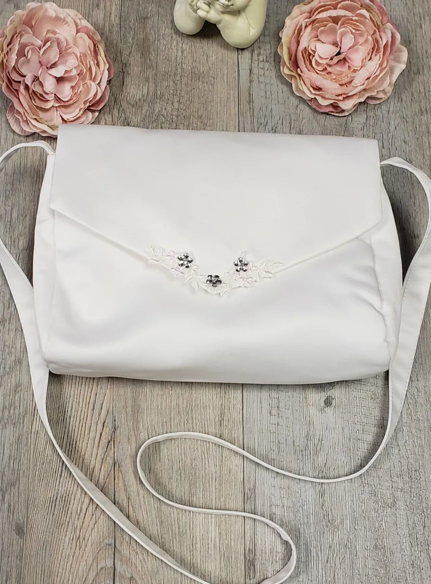 Sac enfant satin et strass