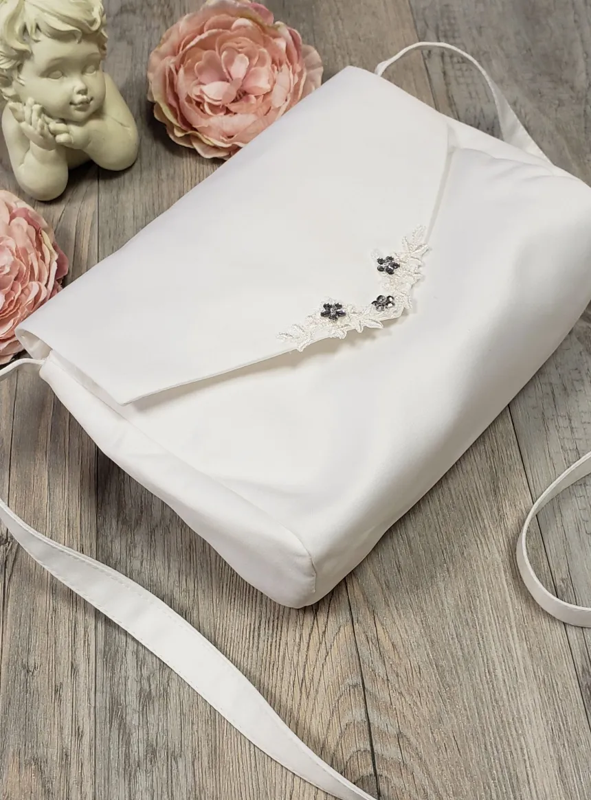Sac enfant satin et strass