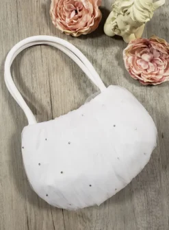 Sac à main tulle et strass