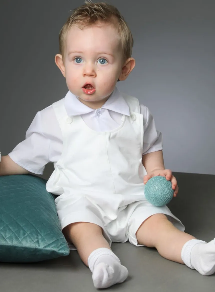 salopette short bébé garçon cérémonie