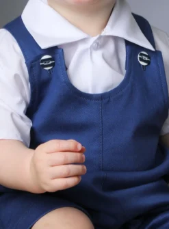 salopette short bébé garçon cérémonie