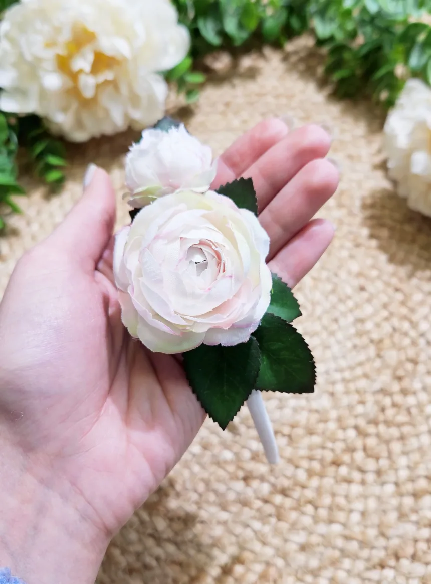 Serre-tête Fleurs de Pivoines