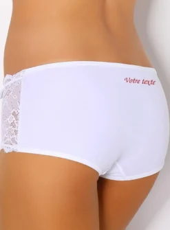 Shorty dentelle mariage VESTA