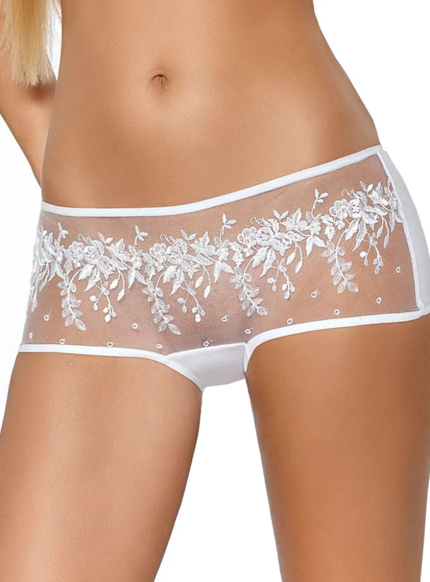 Shorty mariage broderie SARI