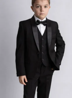 Smoking costume complet noir 5 pièces Thibault