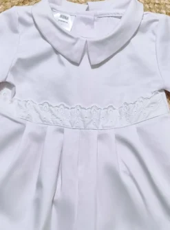 Tenue de baptême Garçon combinaison et tablier