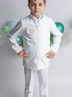 Tenue de communion garçon avec hostie