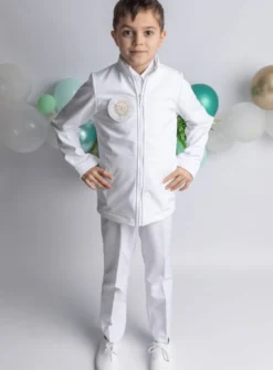 Tenue de communion garçon avec hostie
