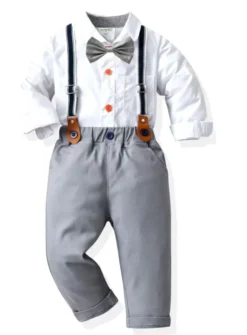 Tenue de Cérémonie Grise pour Petit Garçon
