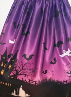Tenue halloween Robe fille chic Chauve souris