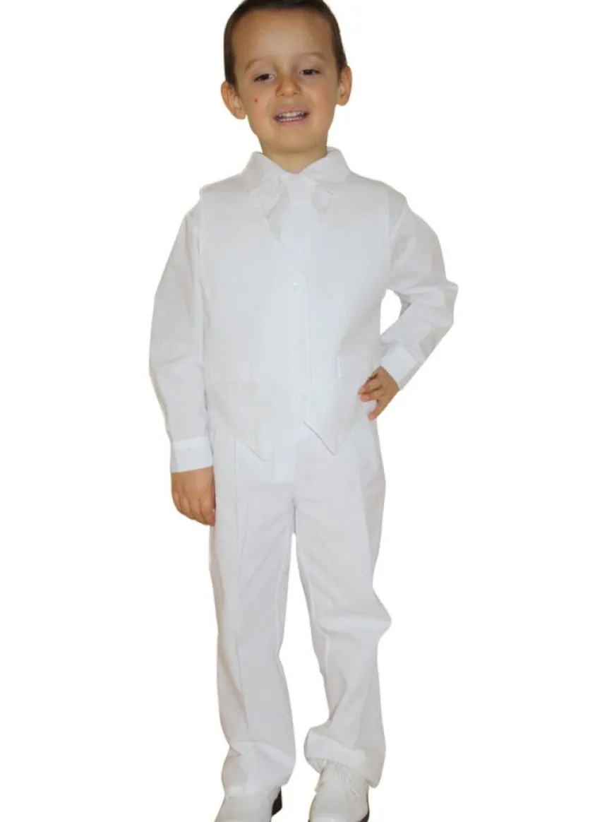 Tenue mariage garçon coton Oliver 4p.